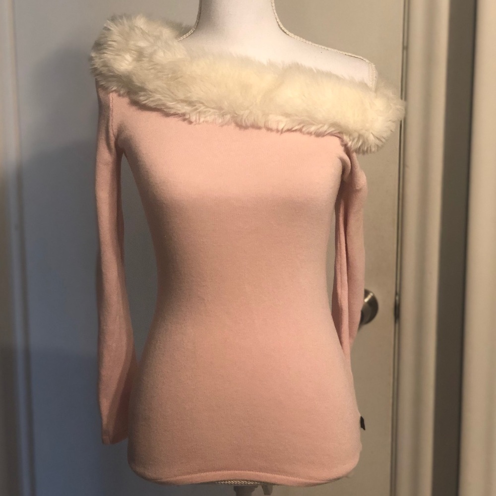 Off the shoulder sweater top